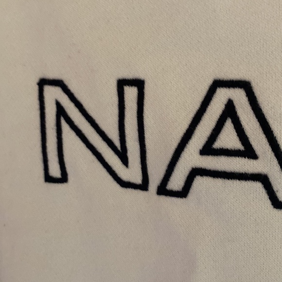 Náutica zip sweatshirt white small nwt - Picture 3 of 3